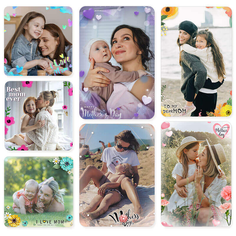 Лучшее приложение для цифровых фоторамок ко Дню матери в YouCam Perfect