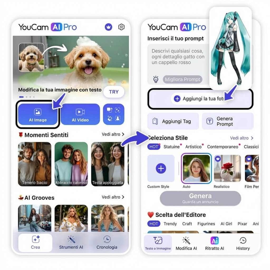 Miglior Generatore di Immagini AI del 2026: YouCam AI Pro