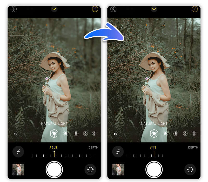 L’iPhone vous permet aussi d’ajouter un effet mode Portrait à une photo