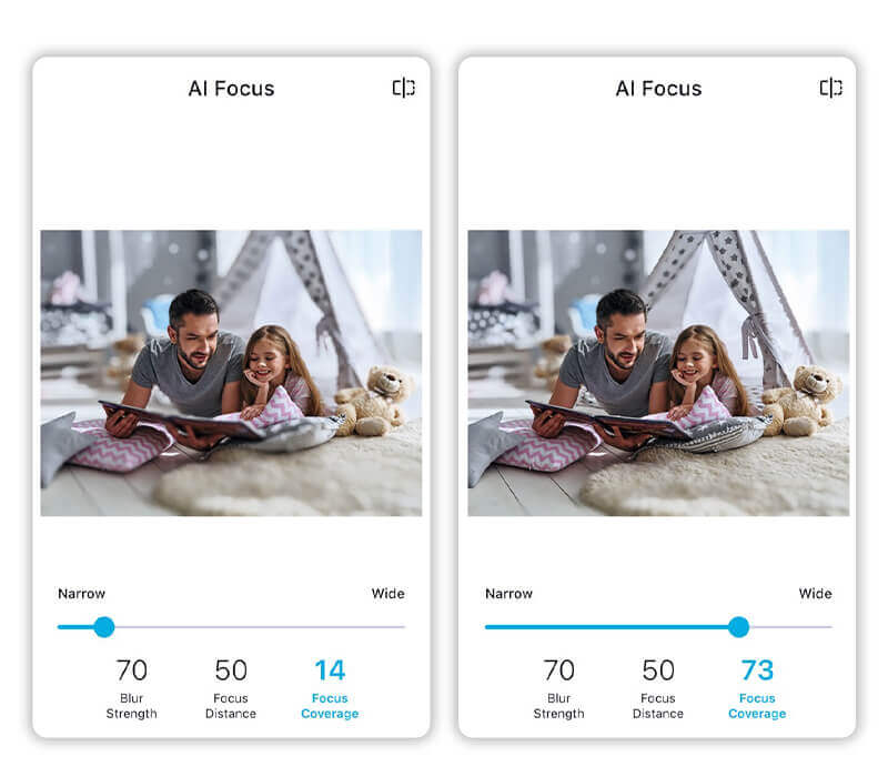 Flouter fond photo iPhone