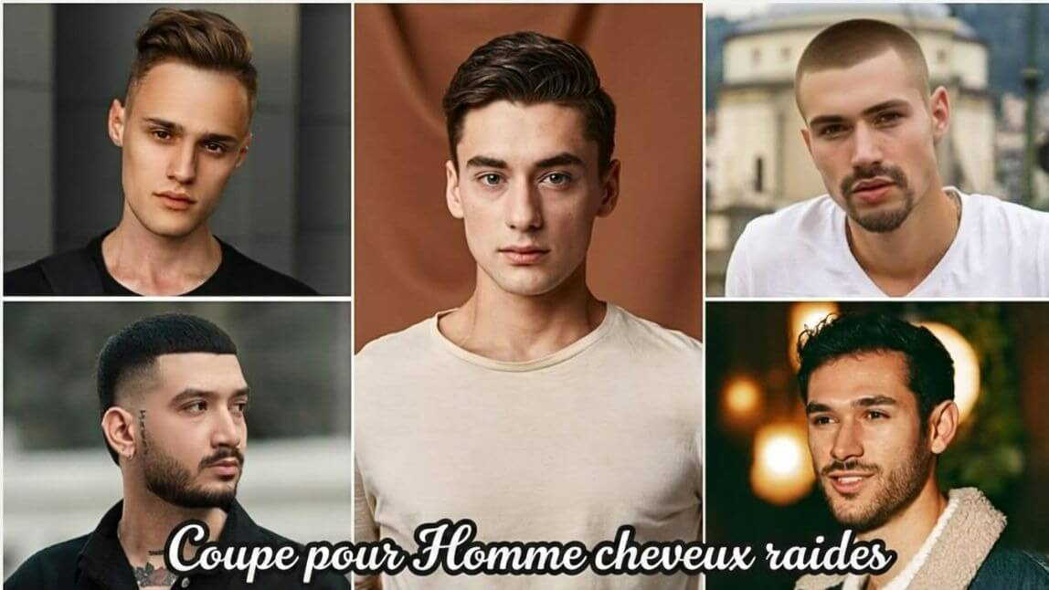 20 coupes courtes pour hommes aux cheveux raides en 2026
