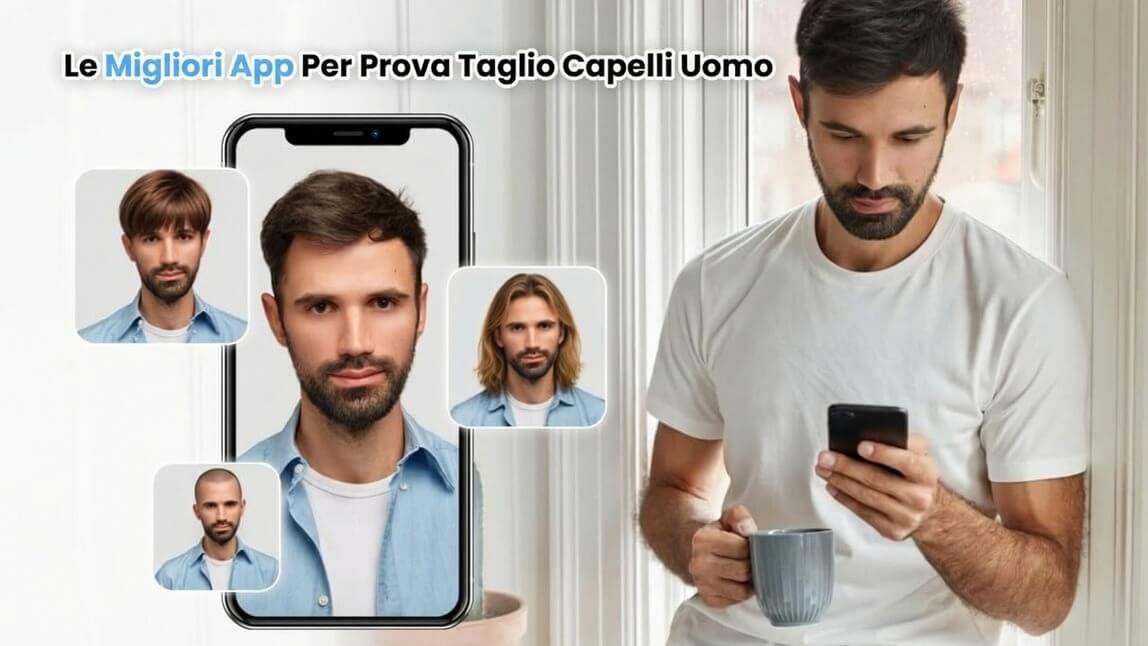 8 migliori app per acconciature uomo con prova virtuale