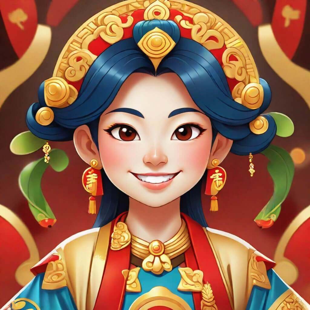 Q 版媽祖圖：清新甜美風免費下載