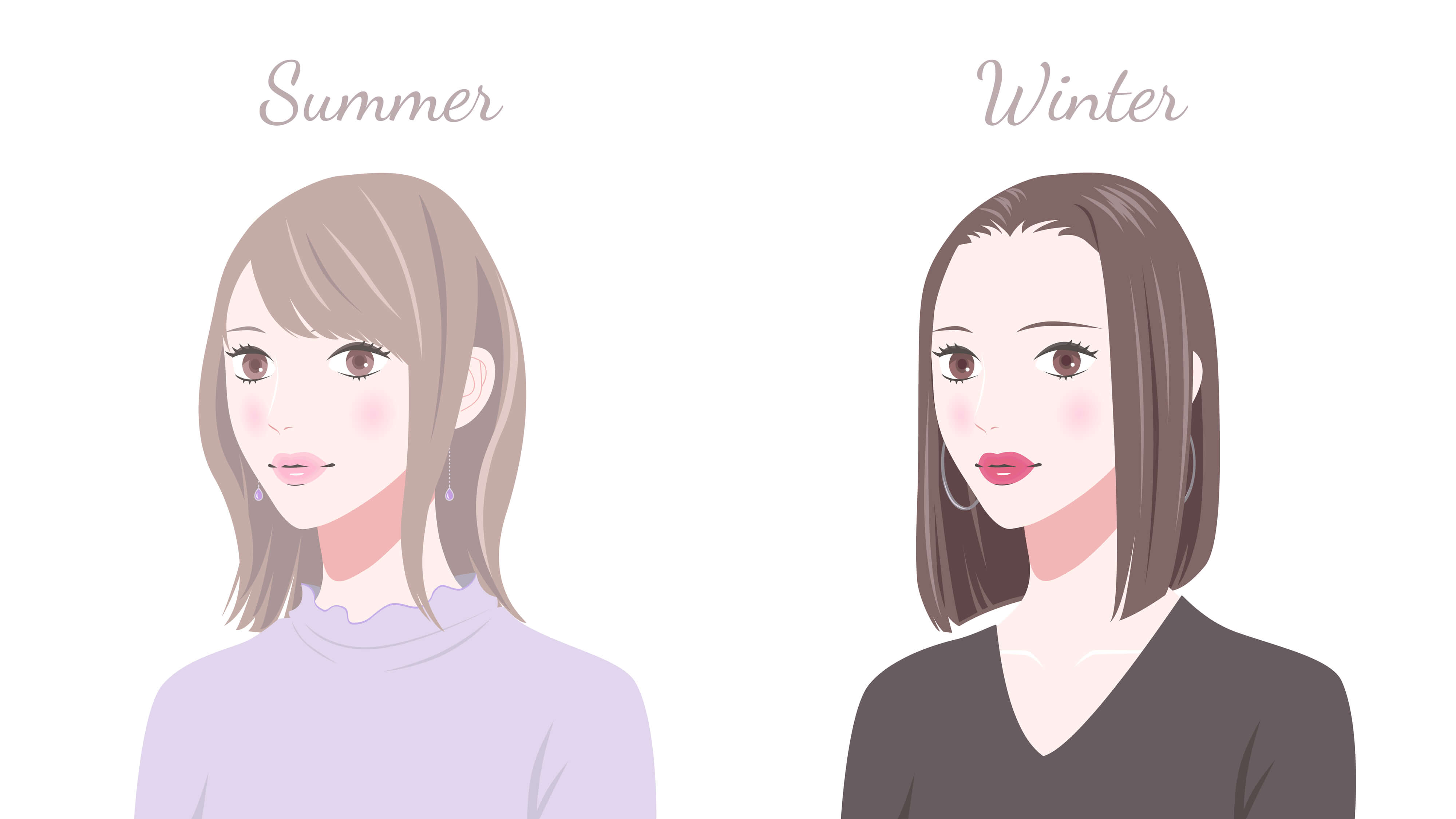 ブルべ夏とブルべ冬