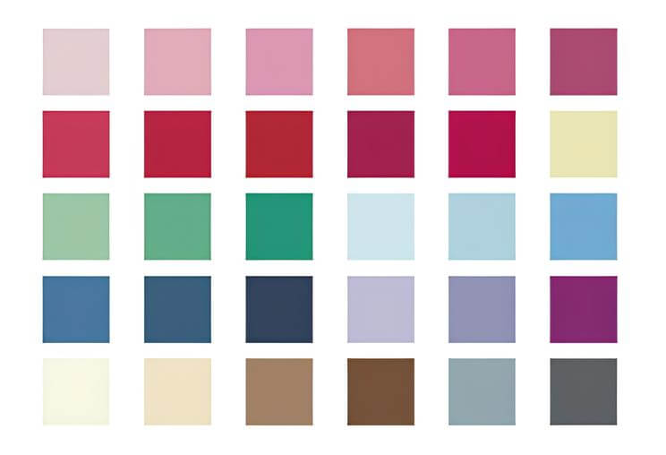 ブルベ夏さんに似合う色の一例