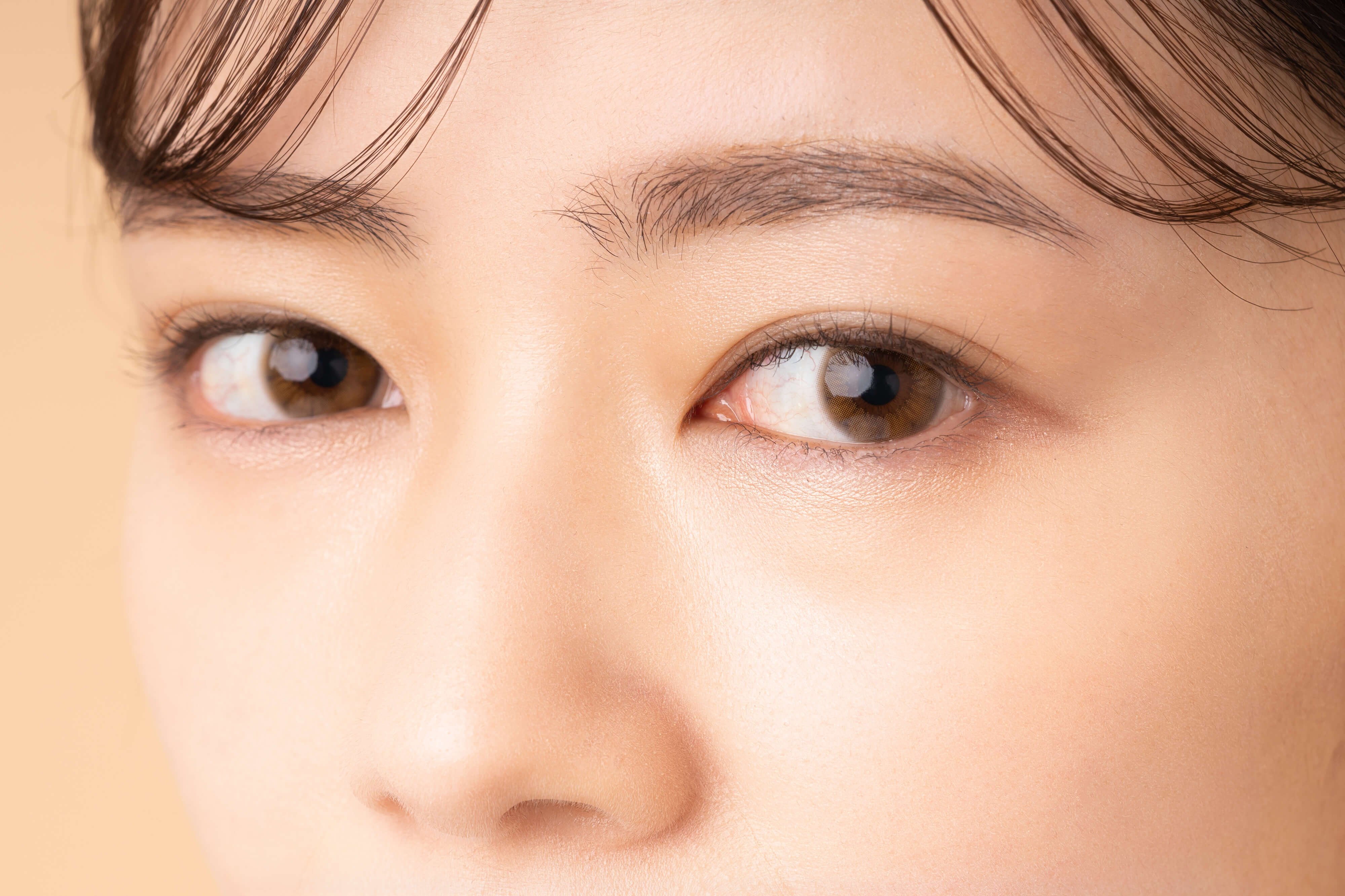 ソフトな印象の瞳