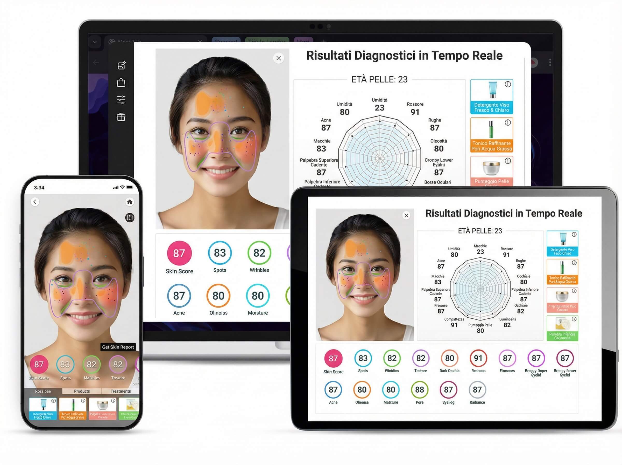 AI Skin Analyzer Online: Analisi della Pelle in Tempo Reale