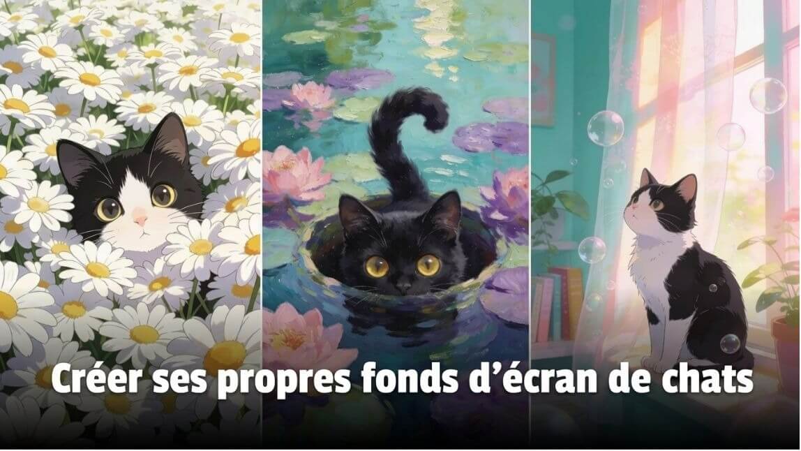 Créer un fond d’écran chat : de jolis arrière-plans pour votre téléphone