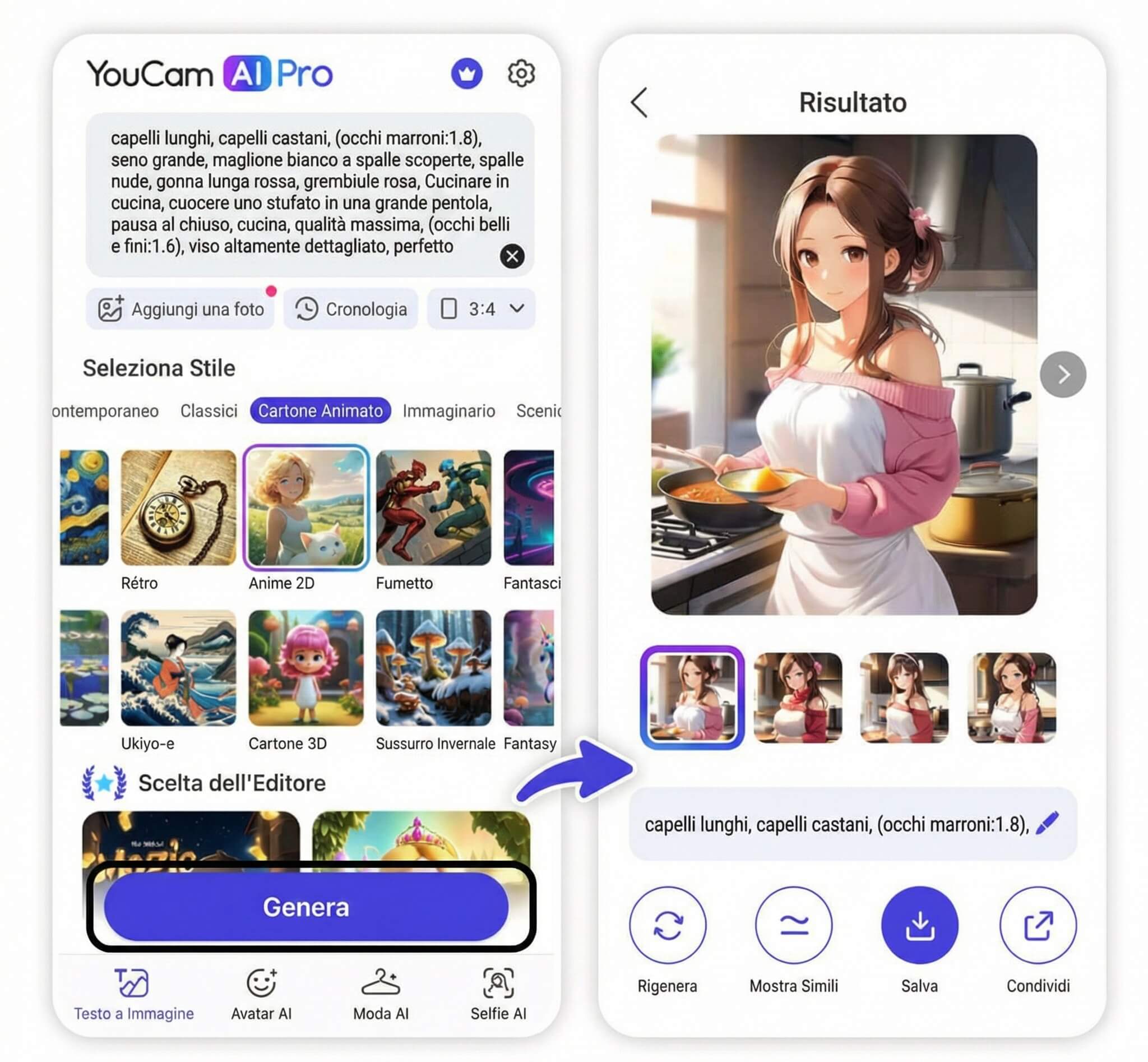 Miglior App per Ragazza Virtuale AI Gratis 2026: YouCam AI Pro