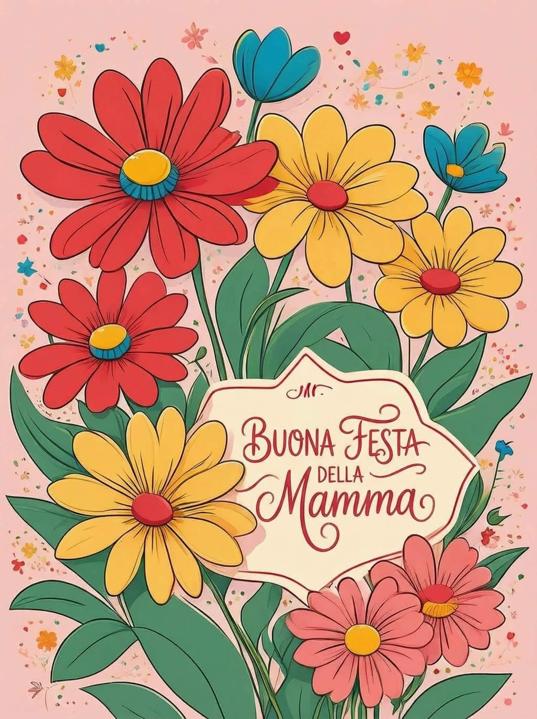 Immagini festa della mamma con AI