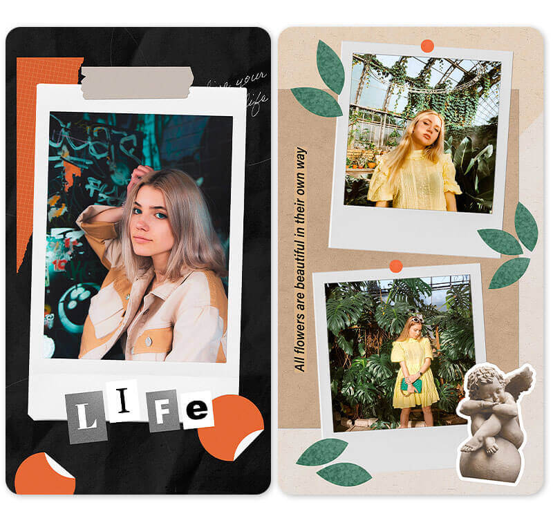 Filtre photo insta : filtre ambiance et scrapbook