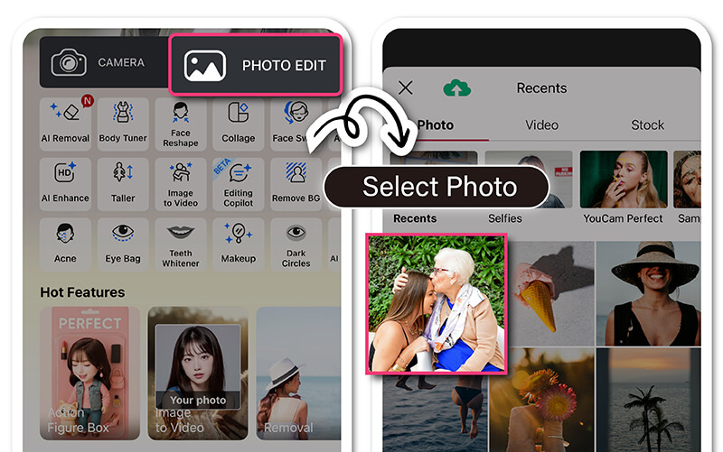เพิ่มภาพพื้นหลังวันแม่น่ารัก ๆ ให้รูปในไม่กี่วินาที