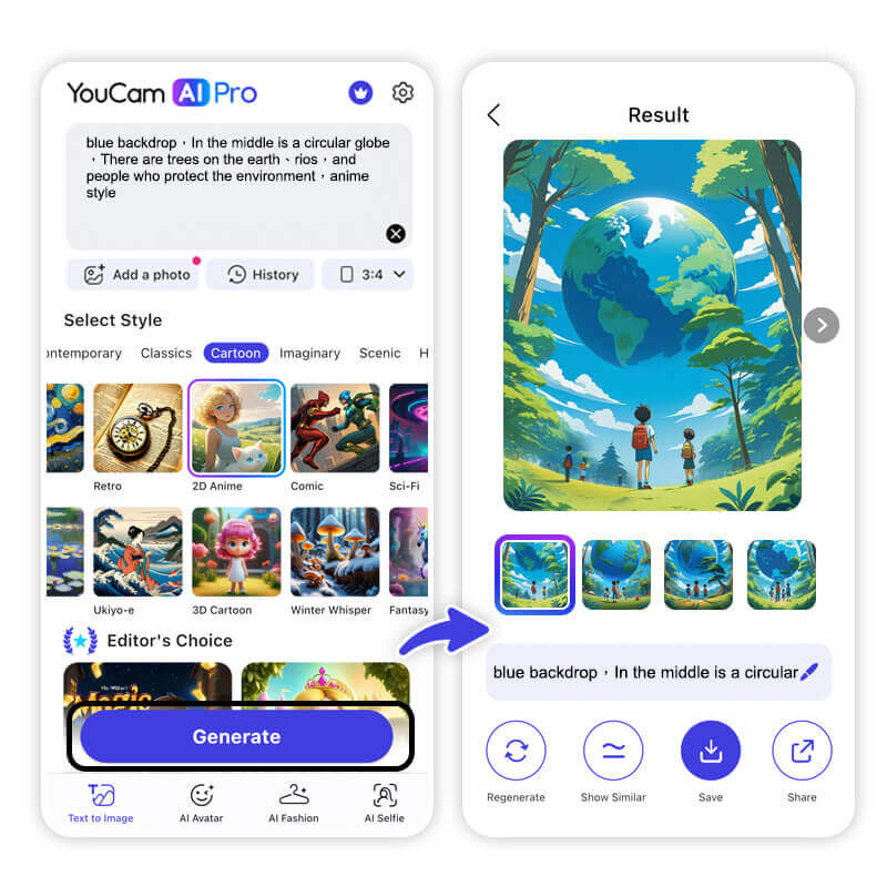 How to Make Earth Day Posters, Memes, Art & Images with AI