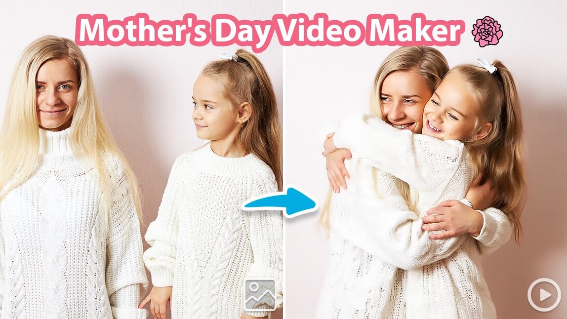 ทำวิดีโอ Happy Mother’s Day ด้วยสติกเกอร์น่ารัก ฟิลเตอร์ และเอฟเฟกต์ AI