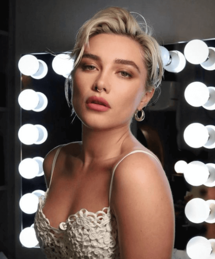 ทรงผมสั้นสำหรับผู้หญิง: ทรงพิกซี่ Florence Pugh
