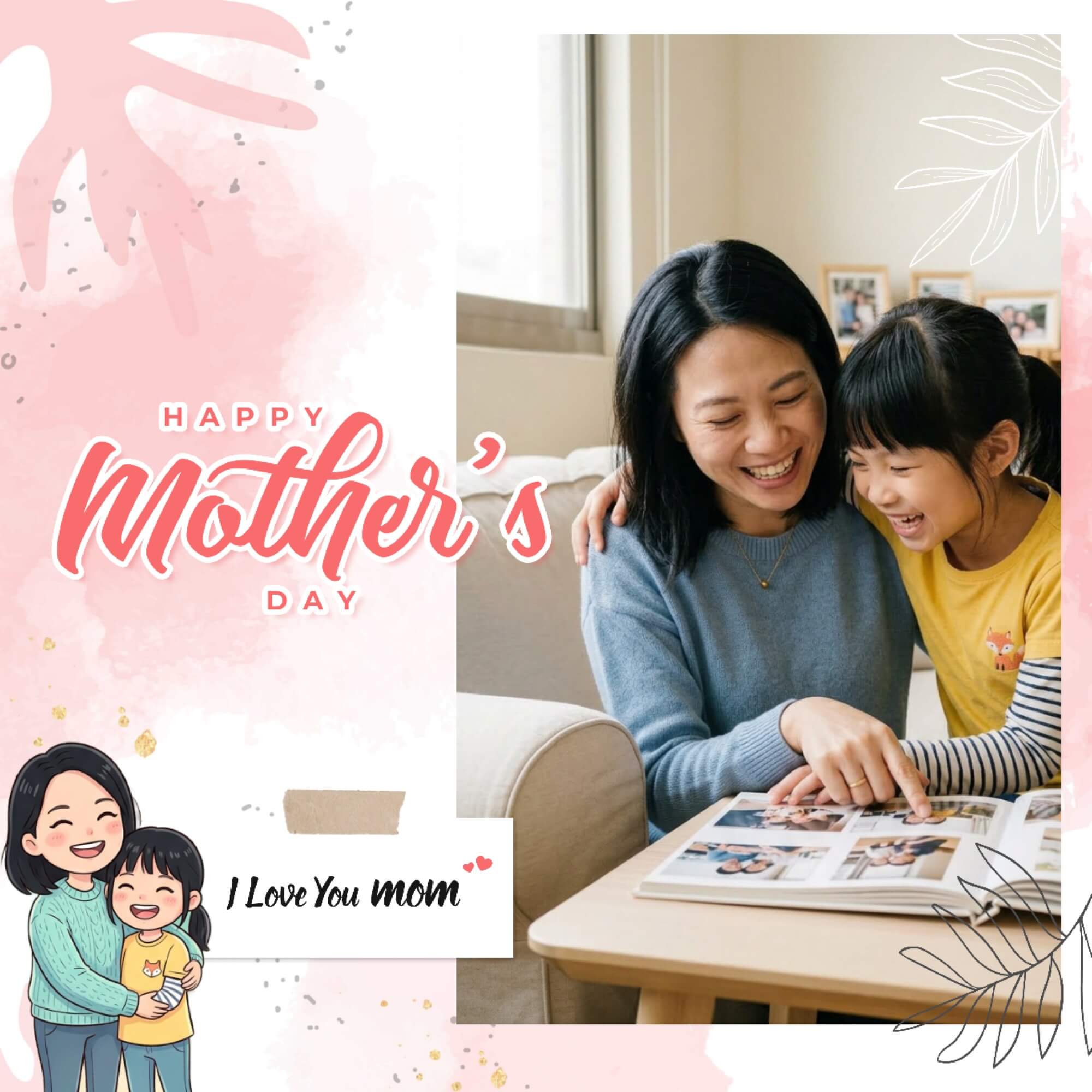 2026 免費母親節卡片範本設計-母親節卡片圖案-母親節紅包