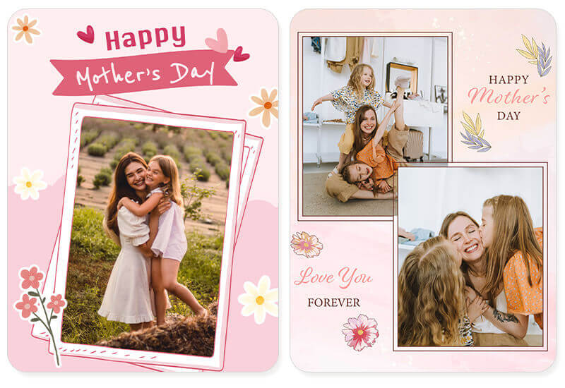 เทมเพลตรูปการ์ดวันแม่บน YouCam Perfect