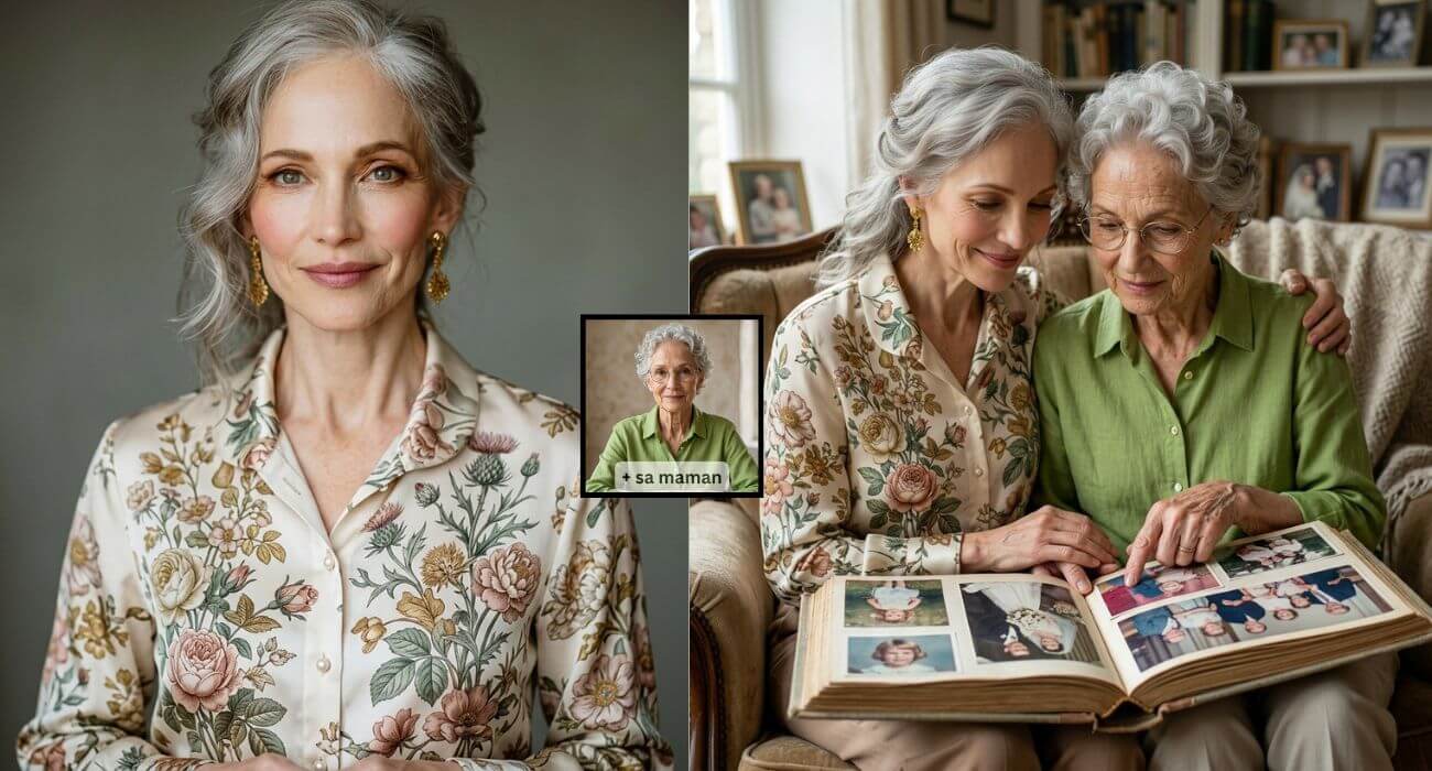 Image prompt bonne fête des mères cadeau