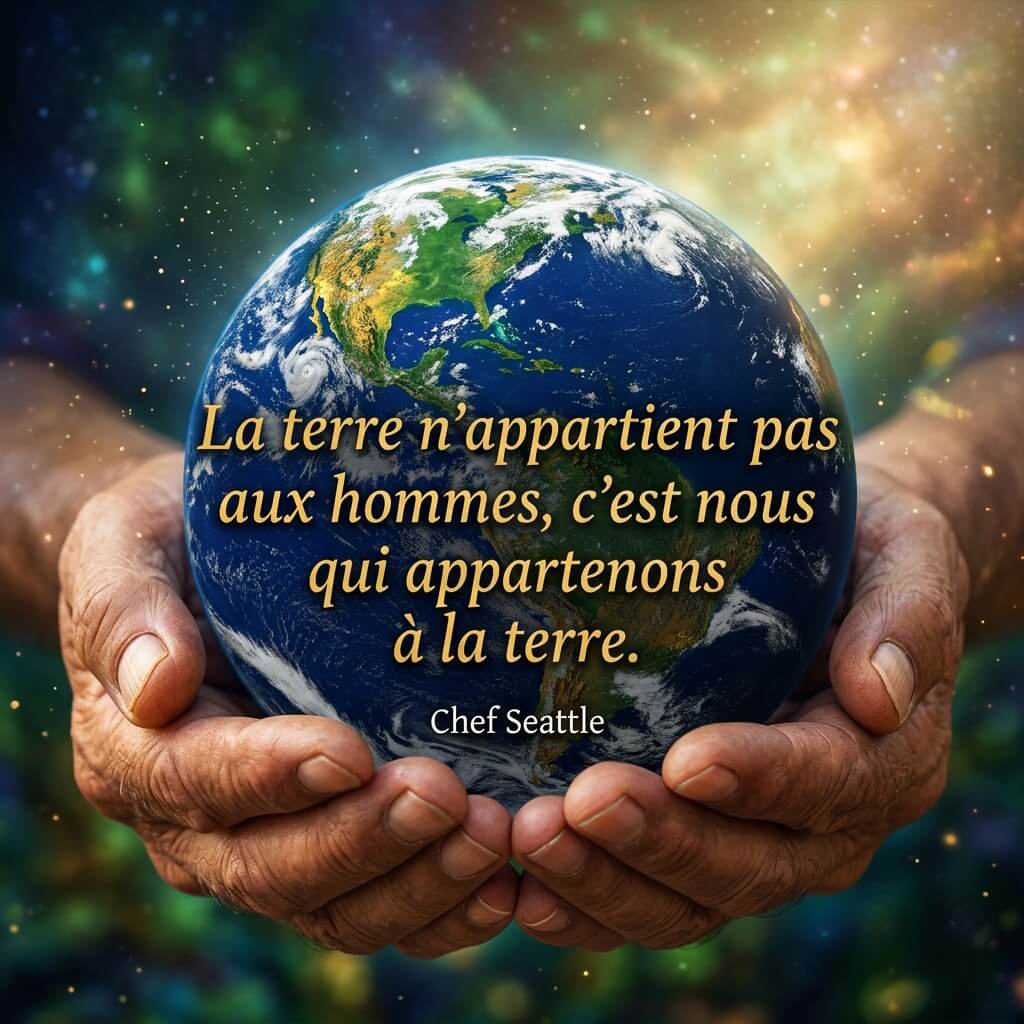 Image journée de la Terre et citation