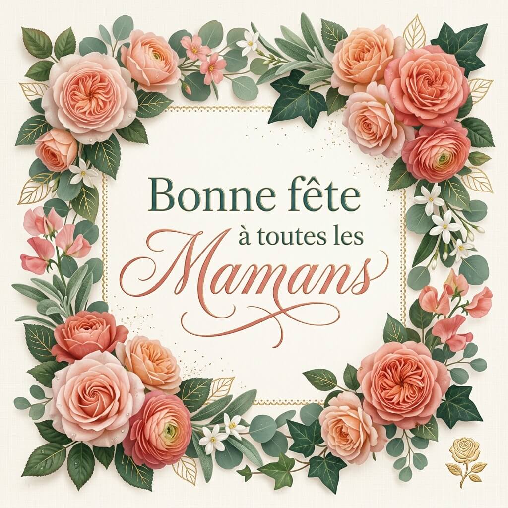 Bonne fête maman carte