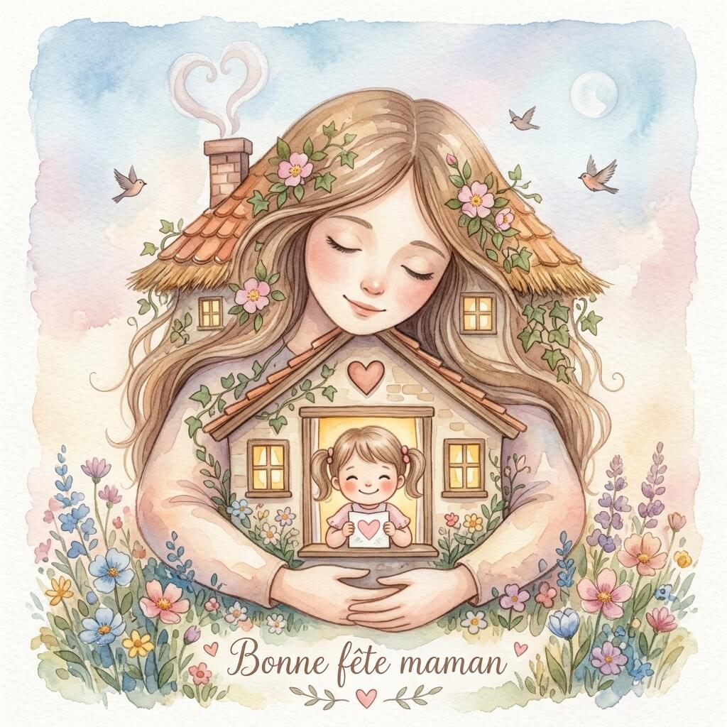 Image bonne fête maman carte de fête des mères