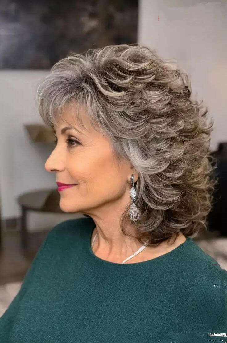 Corte em camadas leves para mais movimento