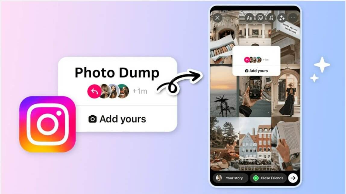 Comment faire des Stories Instagram d'Avril Dump