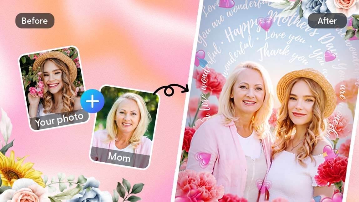 Flower Filters: Create Stunning Mother’s Day Group Photos with Floral Effects