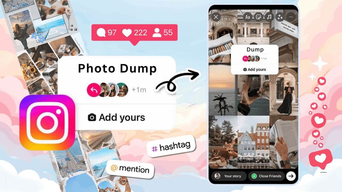Photo Dump 是什麼？教你做 IG April Dump！IG 多張照片排版教學