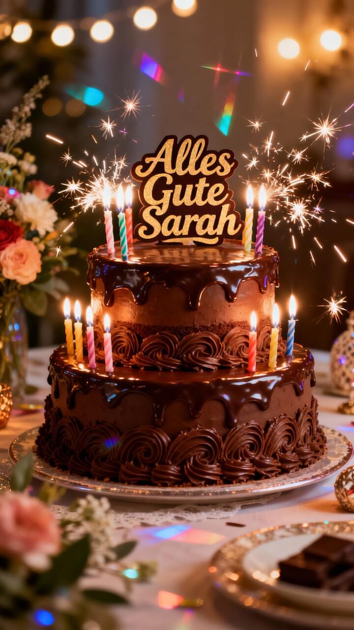 Bolo de aniversário gerado por IA