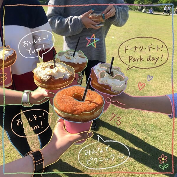 クレヨン風加工