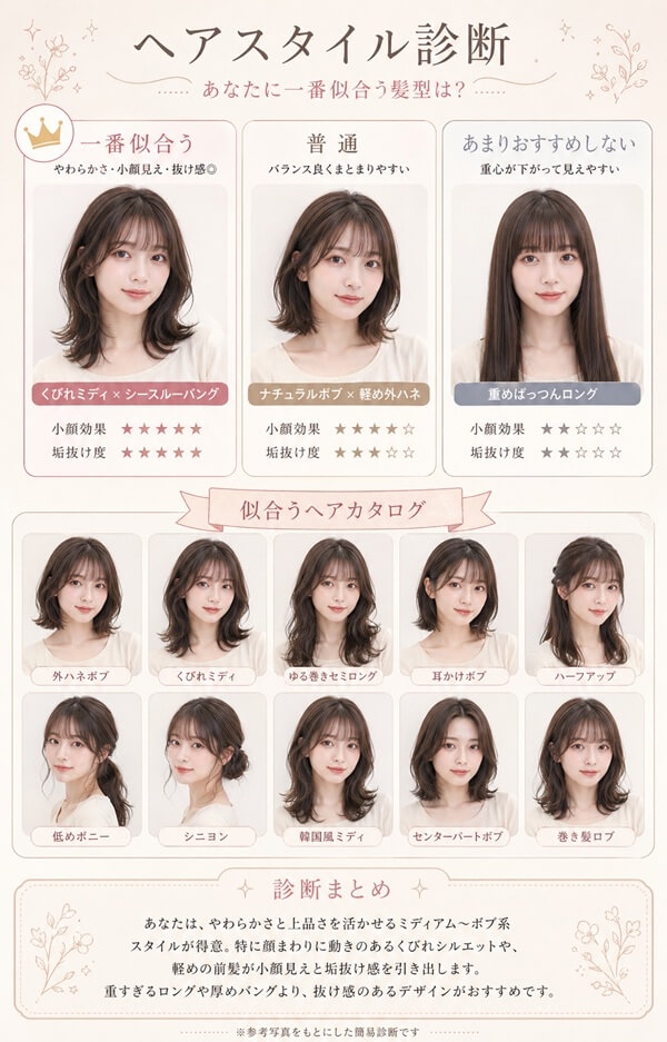 「ヘアスタイル診断」とは？