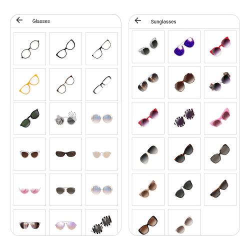 Virtuelle Brillenanprobe – über 50 Brillenstile in der YouCam Makeup App