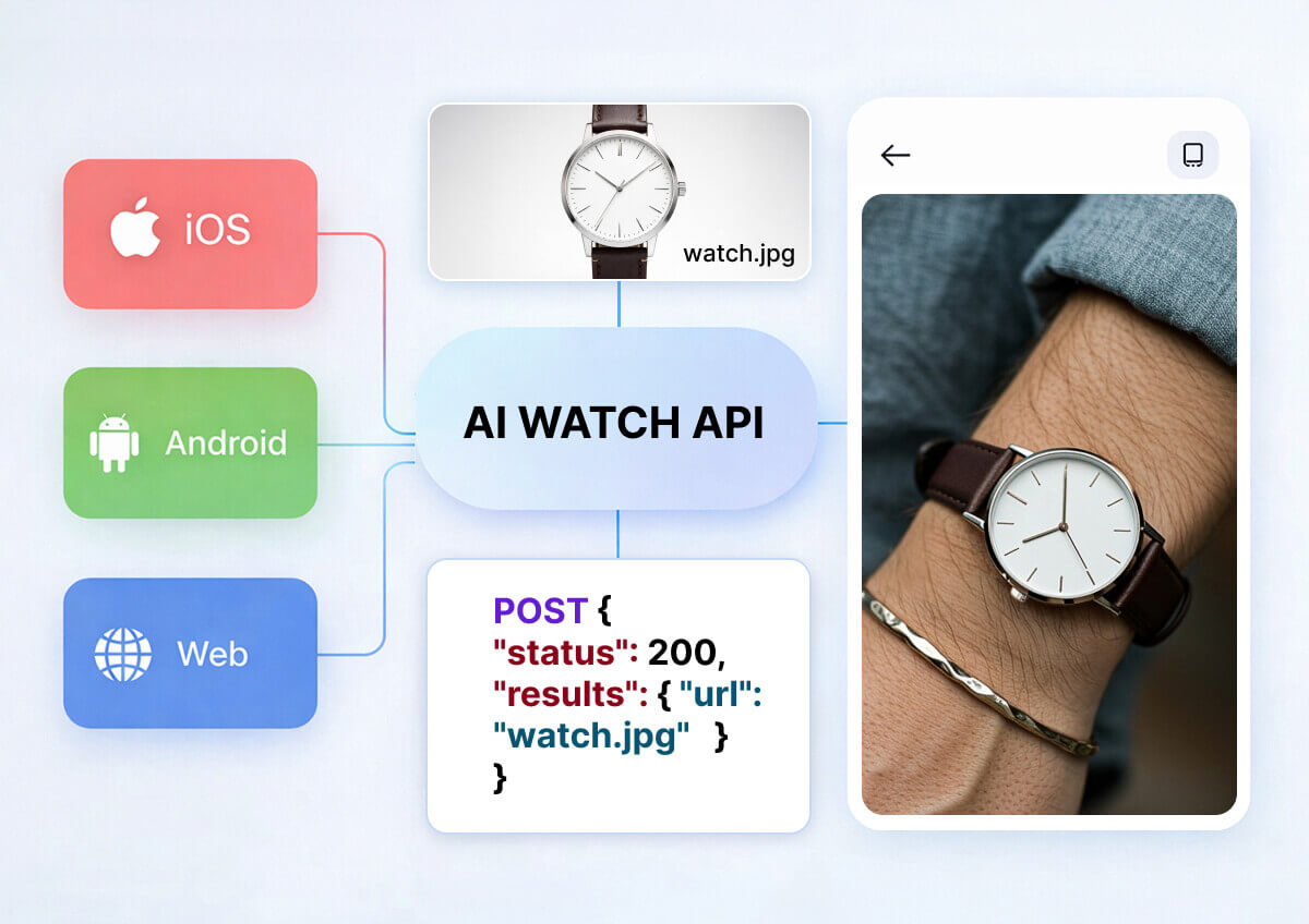 AI fashion API workflow for product visualization and virtual try-on