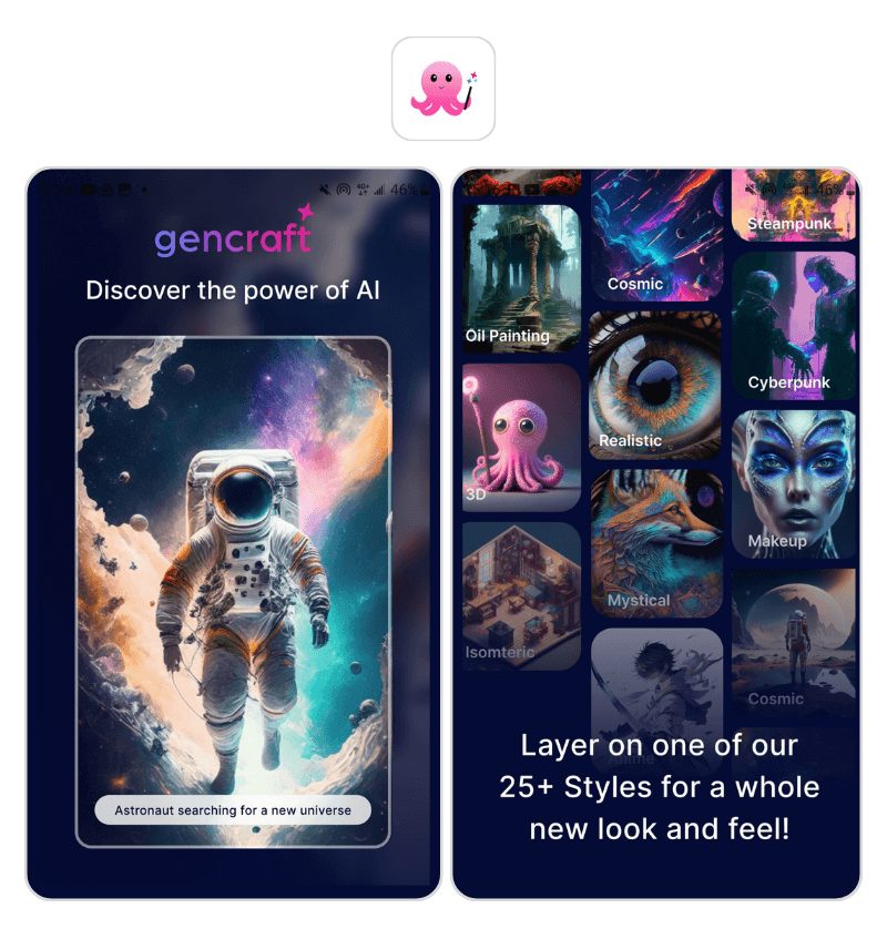 Gencraft AI Image generator app