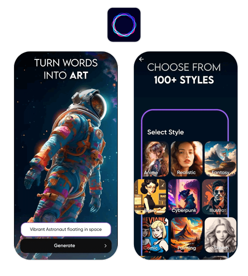 Imagine : AI Image Generator App