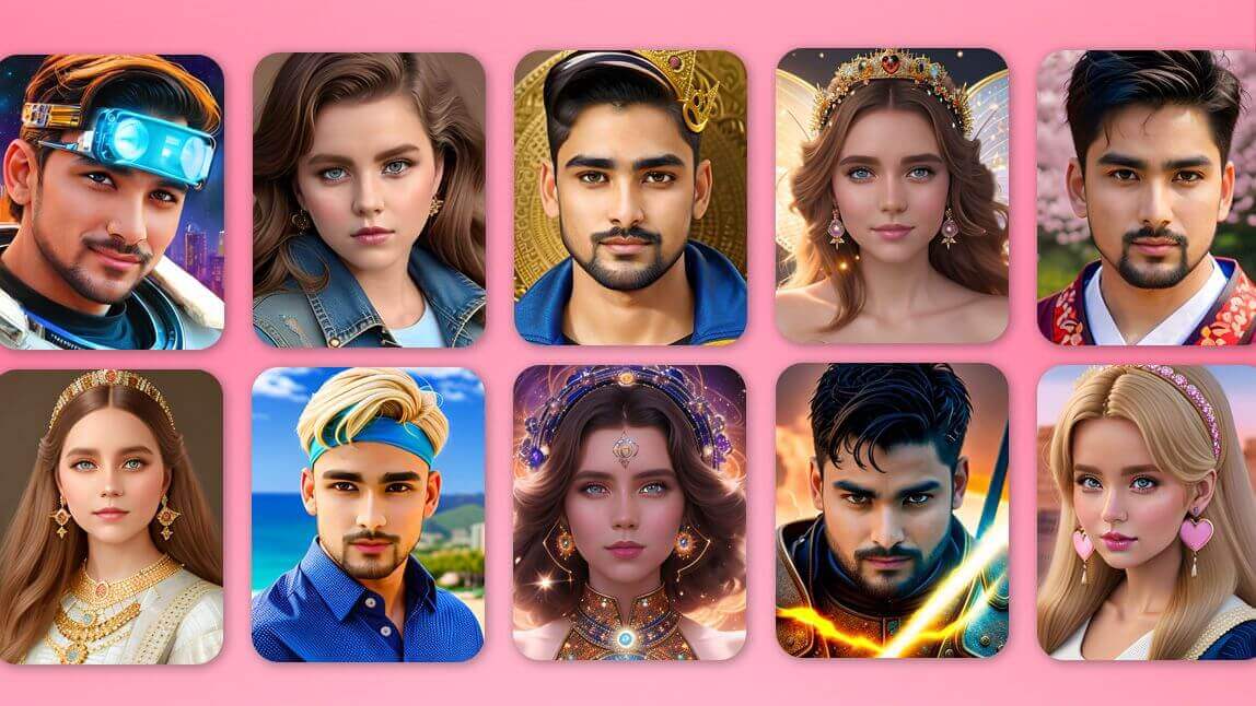 Generate AI images with the YouCam Makeup app