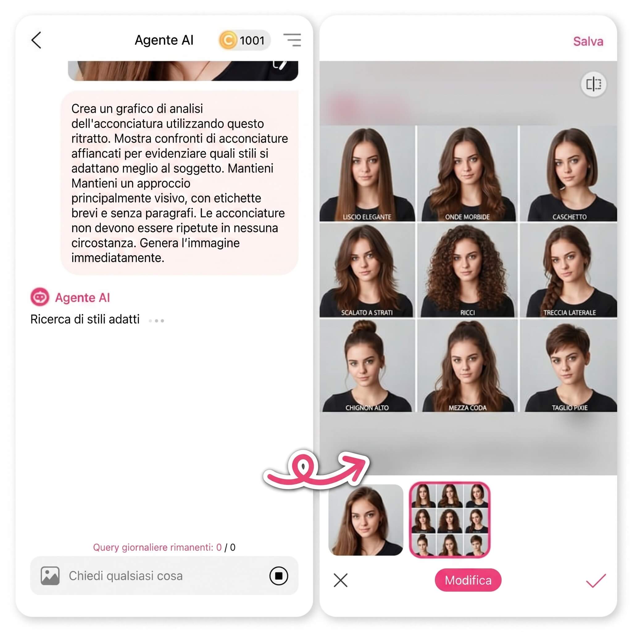 Analisi Acconciatura e Prove di Taglio Capelli con YouCam Makeup Analisi Acconciatura e Prove di Taglio Capelli con YouCam Makeup