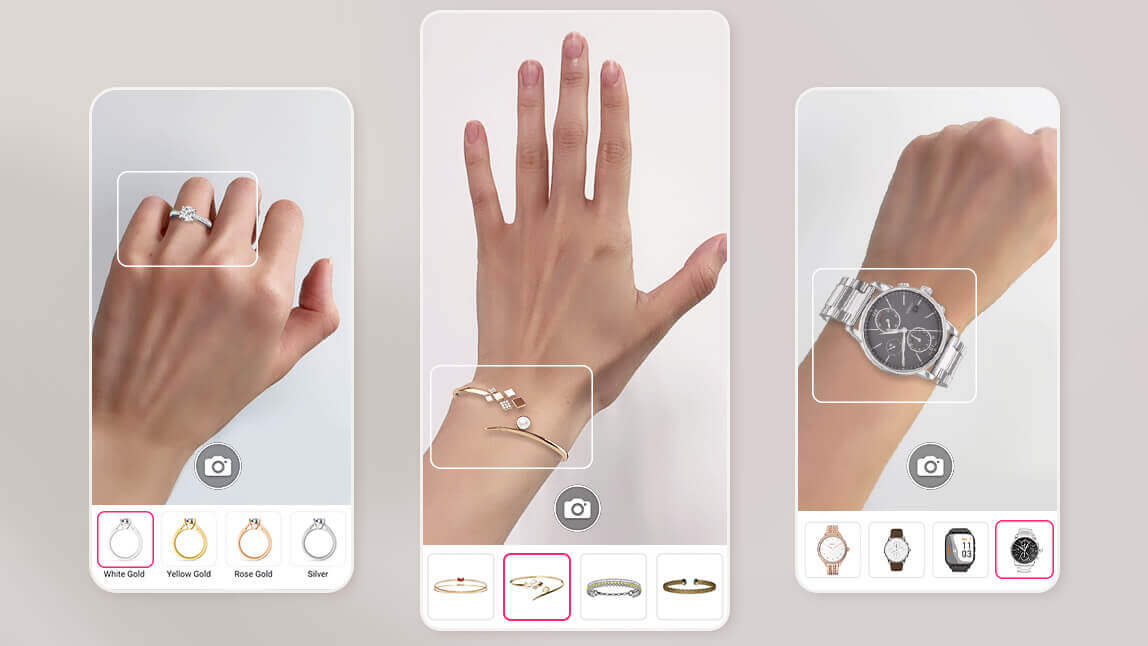 Visualizing how a particular bracelet would look on their wrist.