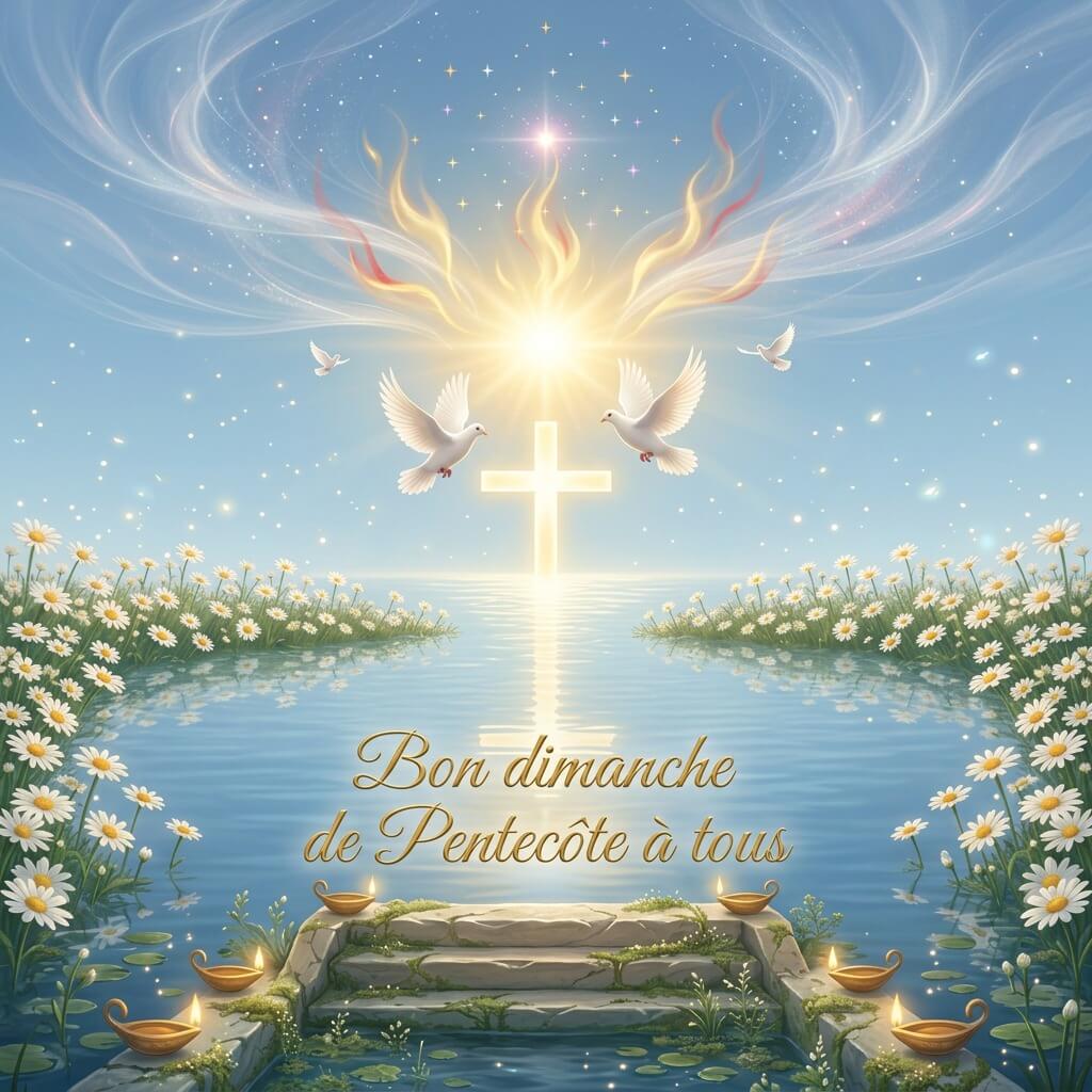 Image bon dimanche de Pentecôte 2026 Image bon dimanche de Pentecôte 2026