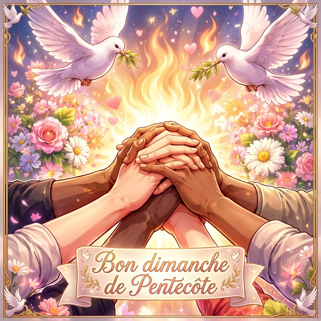 Image bon dimanche de Pentecôte 2026 Image bon dimanche de Pentecôte 2026