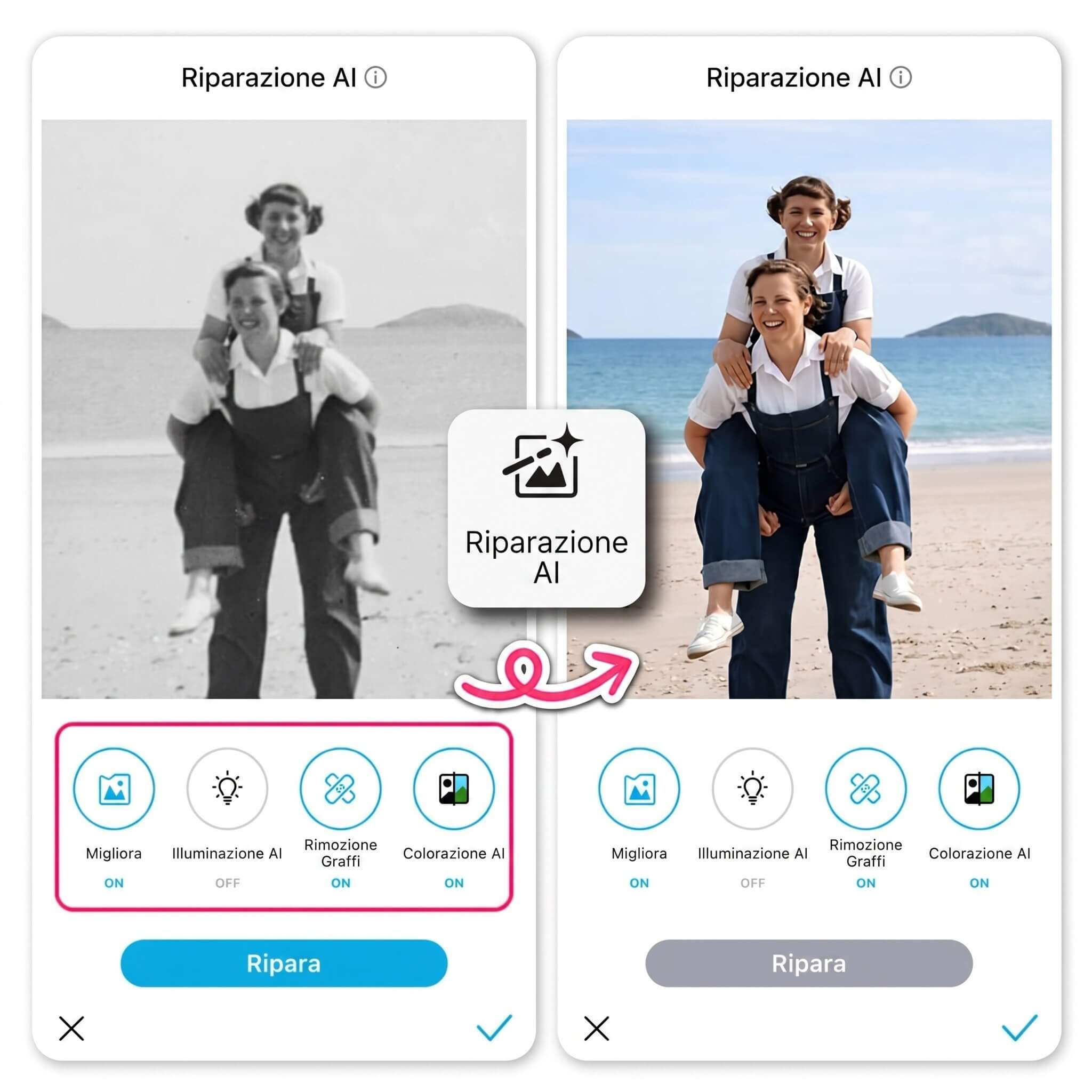 Come Restaurare Foto Vecchie con YouCam Enhance Come Restaurare Foto Vecchie con YouCam Enhance