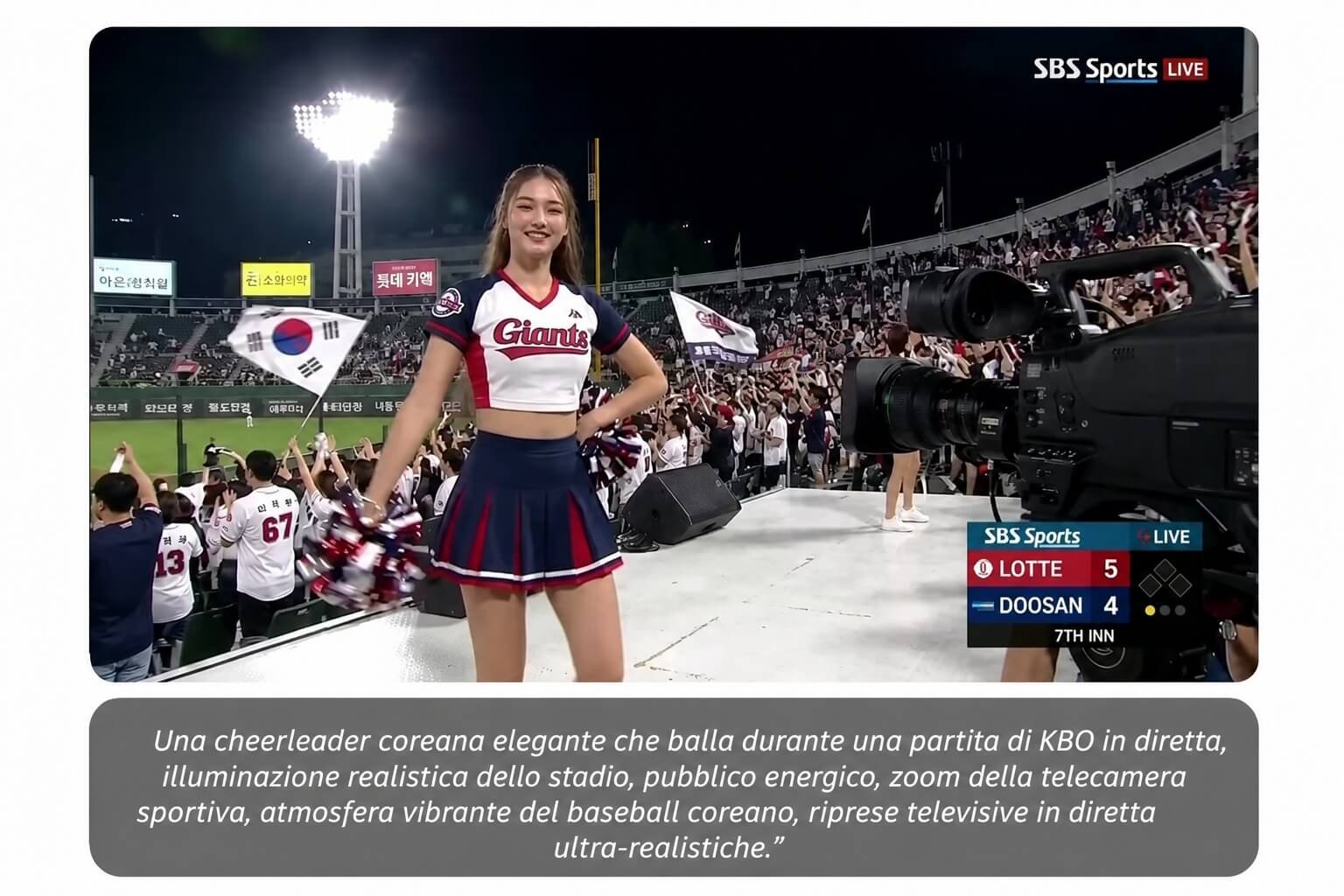 Prompt AI Top sul Baseball Coreano