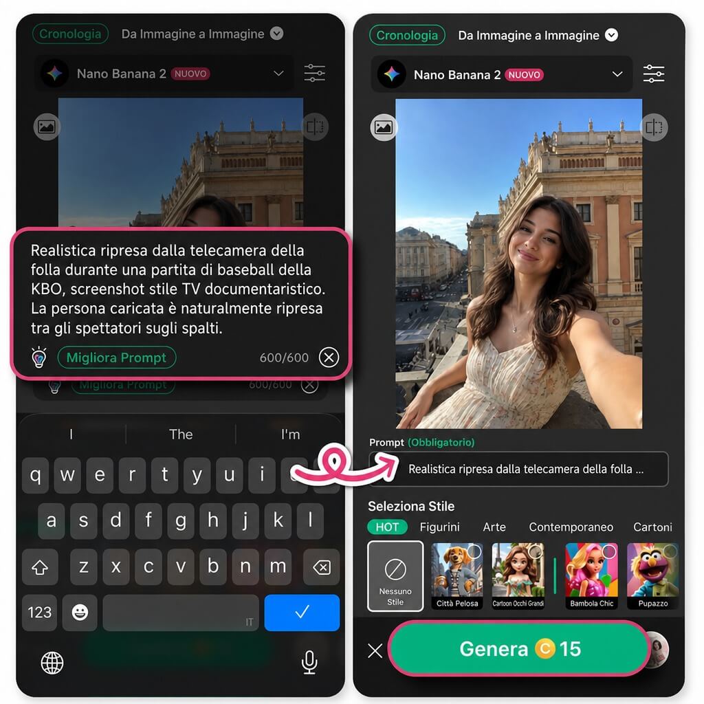 Inserisci il Prompt AI per il Trend Baseball Coreano