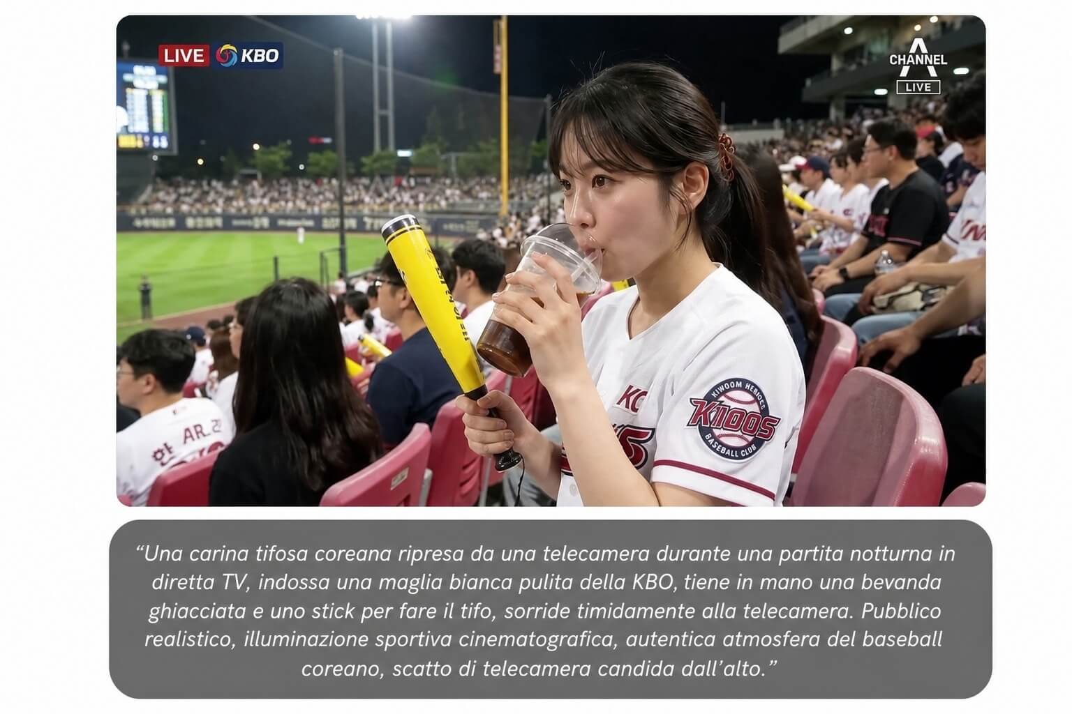 Prompt AI Top sul Baseball Coreano