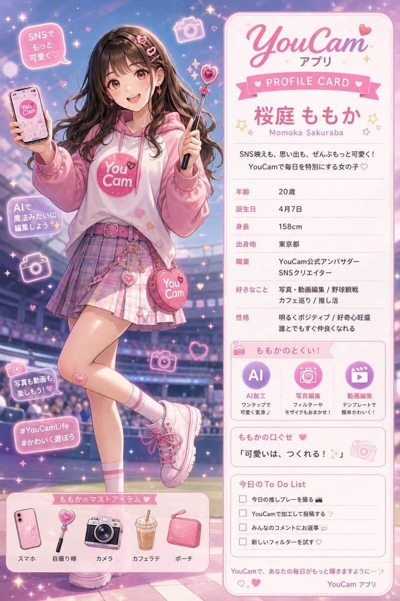プロフィールから作成したオリキャラの自己紹介カード プロフィールから作成したオリキャラの自己紹介カード