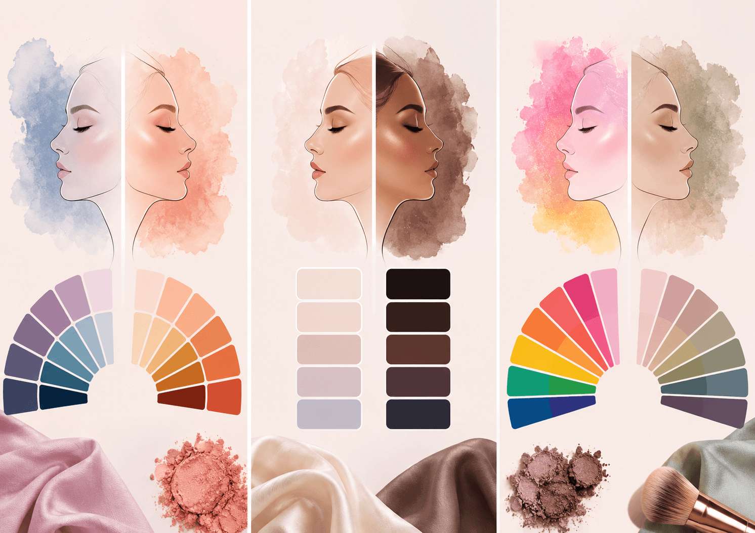 Temperatura, valor y croma como pilares de la colorimetría personal Temperatura, valor y croma como pilares de la colorimetría personal