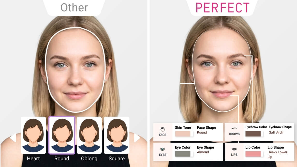 face shape detector comparison face shape detector comparison
