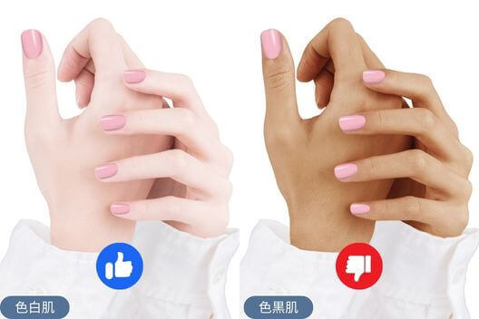 色黒さんOKネイルとNGネイル