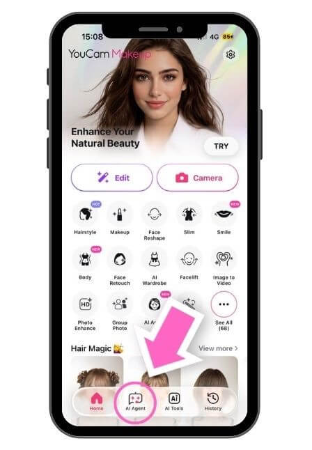 Tap on AI Agent